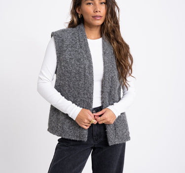 TILTIL Lily Gilet Melange Grey - Things I Like Things I Love