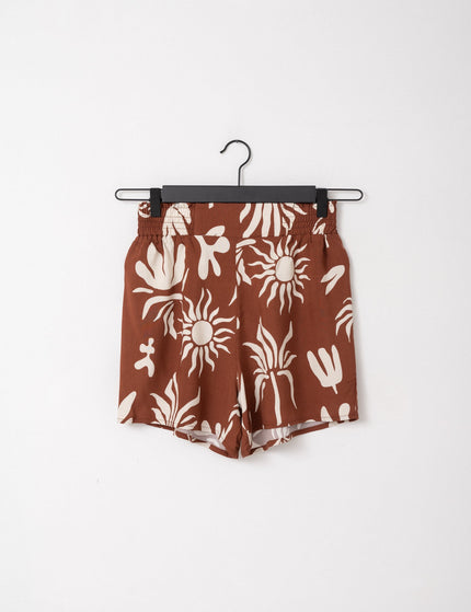 TILTIL Linda Short Cognac Cream Print - Things I Like Things I Love