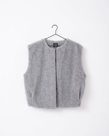 TILTIL Logan Teddy Gilet Grey One Size - Things I Like Things I Love