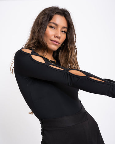 TILTIL Lois Body Sleeve Detail Black - Things I Like Things I Love