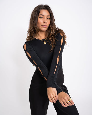 TILTIL Lois Body Sleeve Detail Black - Things I Like Things I Love