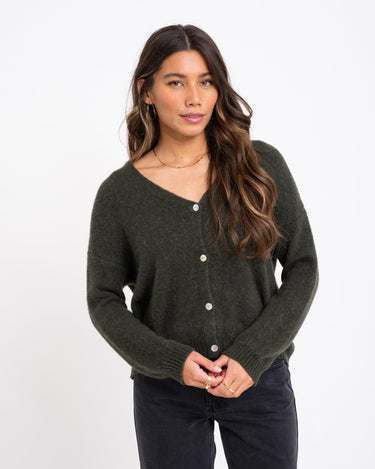 TILTIL Lotte Cardigan Army Green - Things I Like Things I Love