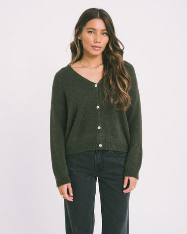 TILTIL Lotte Cardigan Army Green - Things I Like Things I Love