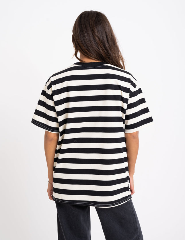 TILTIL Loua Tee Stripe Black One Size - Things I Like Things I Love