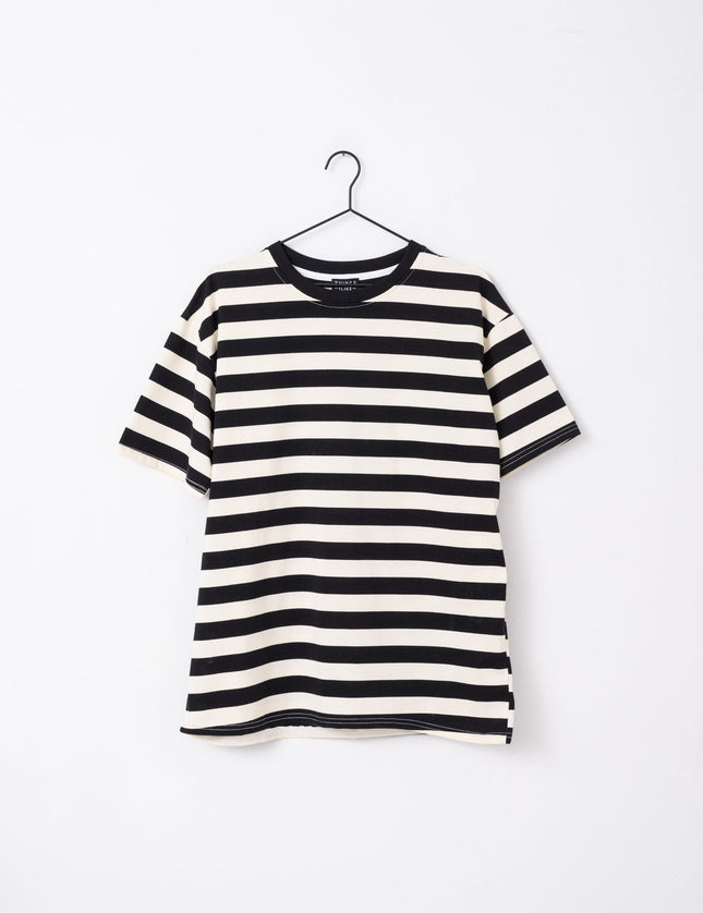 TILTIL Loua Tee Stripe Black One Size - Things I Like Things I Love