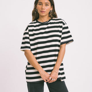 TILTIL Loua Tee Stripe Black One Size - Things I Like Things I Love