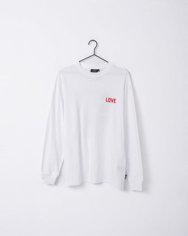 TILTIL Lucky Cat Longsleeve White Red - Things I Like Things I Love