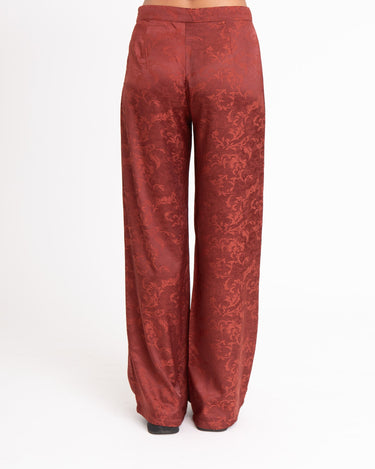 TILTIL Manouk Satin Pants Scarlet Red Print - Things I Like Things I Love