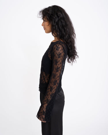 TILTIL Mara Lace Longsleeve Black - Things I Like Things I Love