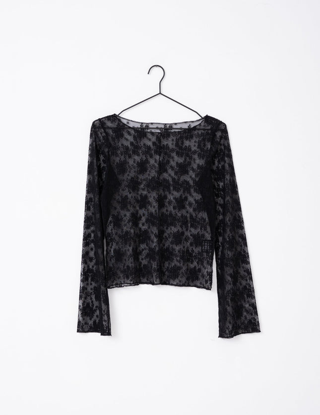 TILTIL Mara Lace Longsleeve Black - Things I Like Things I Love