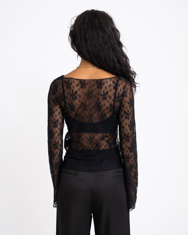 TILTIL Mara Lace Longsleeve Black - Things I Like Things I Love