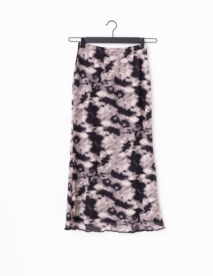 TILTIL Marijn Skirt Mesh Black Stone Print - Things I Like Things I Love