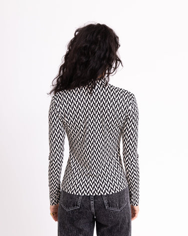 TILTIL Maya Longsleeve Print Black White - Things I Like Things I Love