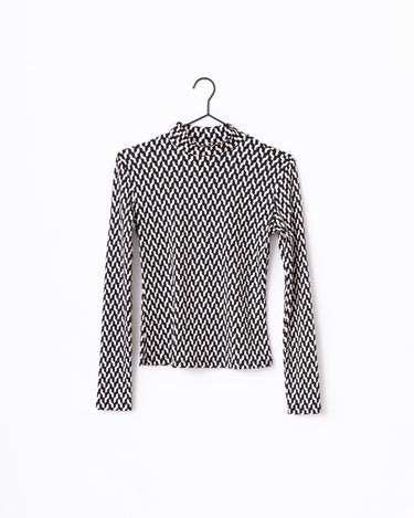 TILTIL Maya Longsleeve Print Black White - Things I Like Things I Love