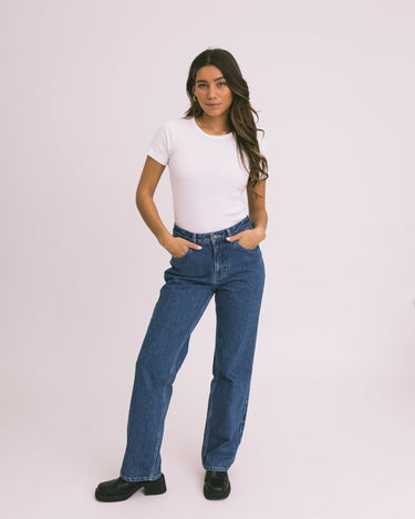 TILTIL Mette Straight Blue Jeans - Things I Like Things I Love