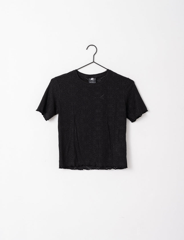 TILTIL Mies See-through Top Black - Things I Like Things I Love