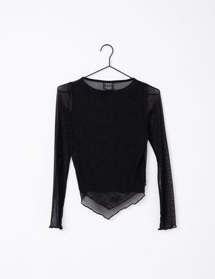 TILTIL Mila Mesh Lace Flower Longsleeve - Things I Like Things I Love