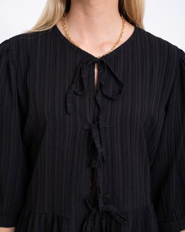 TILTIL Miriam Blouse Tie Black - Things I Like Things I Love