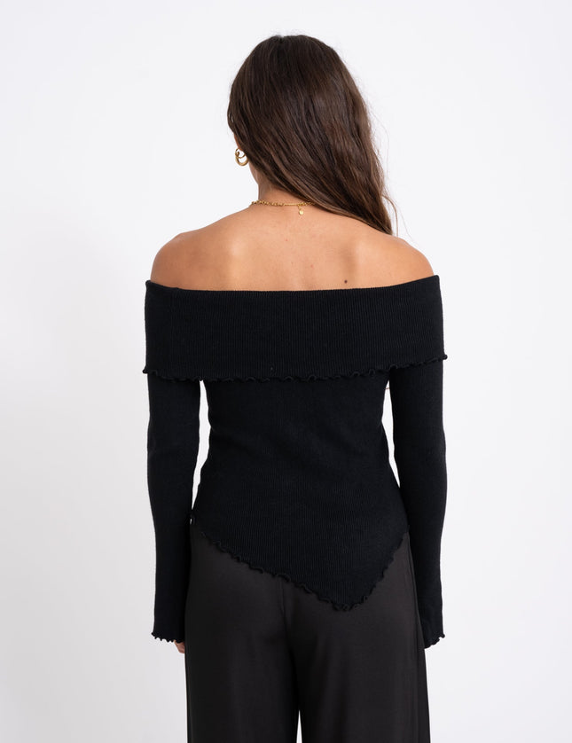 TILTIL Moggy Off Shoulder Black One Size - Things I Like Things I Love