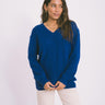 TILTIL Mommo V - neck Knit Cobalt - Things I Like Things I Love