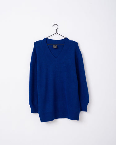 TILTIL Mommo V - neck Knit Cobalt - Things I Like Things I Love