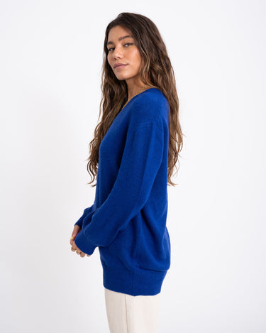 TILTIL Mommo V - neck Knit Cobalt - Things I Like Things I Love