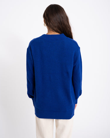 TILTIL Mommo V - neck Knit Cobalt - Things I Like Things I Love