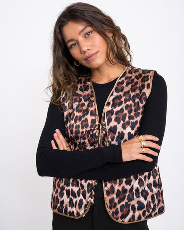 TILTIL Mona Gilet Leopard Brown - Things I Like Things I Love