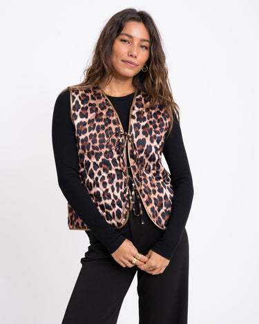 TILTIL Mona Gilet Leopard Brown - Things I Like Things I Love