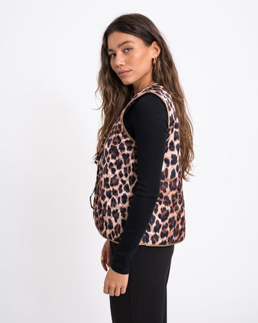 TILTIL Mona Gilet Leopard Brown - Things I Like Things I Love