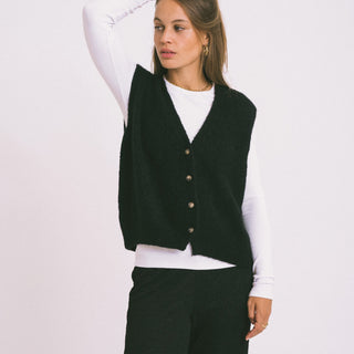 TILTIL Monica Gilet Black One Size - Things I Like Things I Love