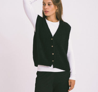 TILTIL Monica Gilet Black One Size - Things I Like Things I Love