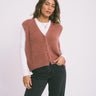 TILTIL Monica Gilet Melange Rose One Size - Things I Like Things I Love