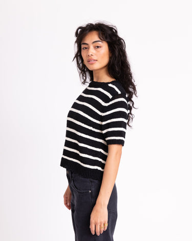 TILTIL Nanda Stripe Knit Black White One Size - Things I Like Things I Love