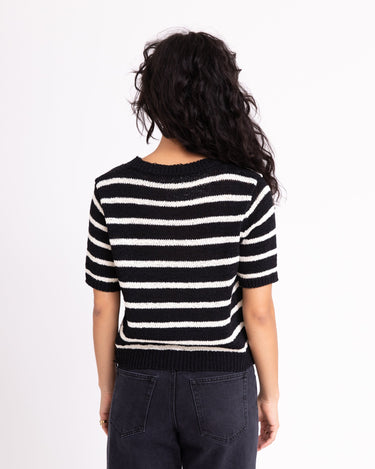 TILTIL Nanda Stripe Knit Black White One Size - Things I Like Things I Love