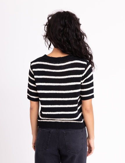 TILTIL Nanda Stripe Knit Black White One Size - Things I Like Things I Love