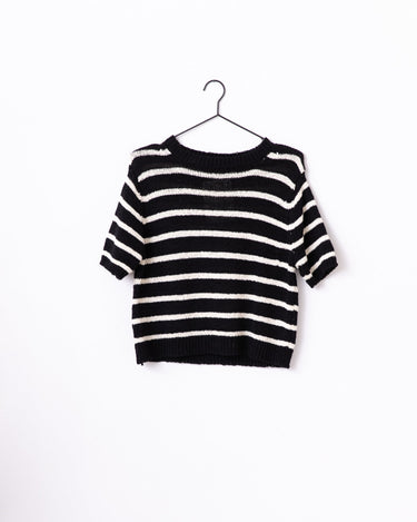 TILTIL Nanda Stripe Knit Black White One Size - Things I Like Things I Love