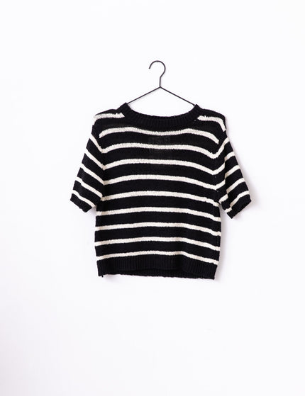 TILTIL Nanda Stripe Knit Black White One Size - Things I Like Things I Love