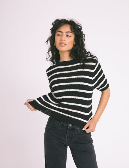 TILTIL Nanda Stripe Knit Black White One Size - Things I Like Things I Love