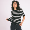 TILTIL Nanda Stripe Knit Black White One Size - Things I Like Things I Love