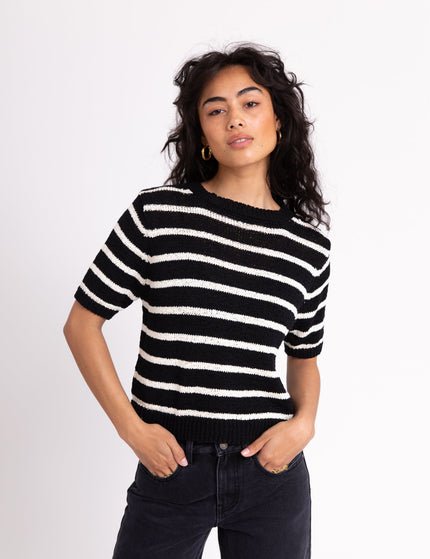 TILTIL Nanda Stripe Knit Black White One Size - Things I Like Things I Love