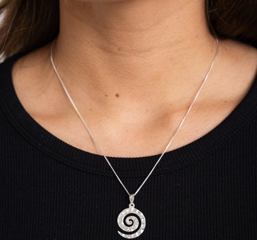 TILTIL Necklace Charm Spiral Silver - Things I Like Things I Love