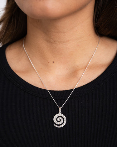 TILTIL Necklace Charm Spiral Silver - Things I Like Things I Love