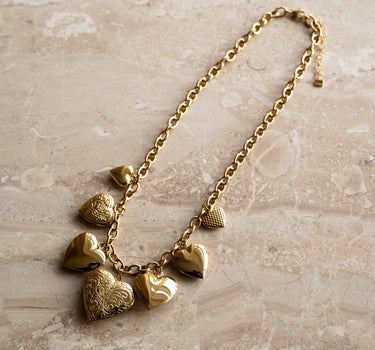 TILTIL Necklace Chunky Charms Heart - Things I Like Things I Love