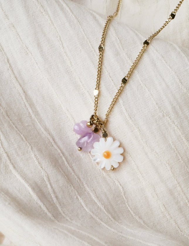 TILTIL Necklace Happy Daisy Lilac - Things I Like Things I Love