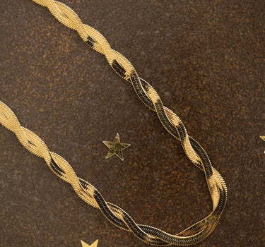 TILTIL Necklace Sanny Braided Snake - Things I Like Things I Love