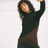 TILTIL Nela High Neck Longsleeve Black Brown - Things I Like Things I Love