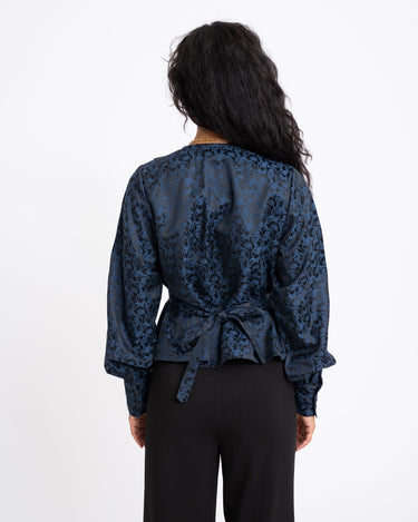 TILTIL Nova Blouse Navy Print Flower - Things I Like Things I Love