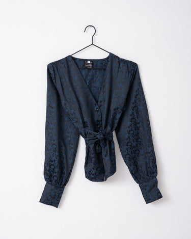 TILTIL Nova Blouse Navy Print Flower - Things I Like Things I Love