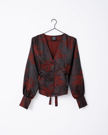 TILTIL Nova Blouse Red Print - Things I Like Things I Love